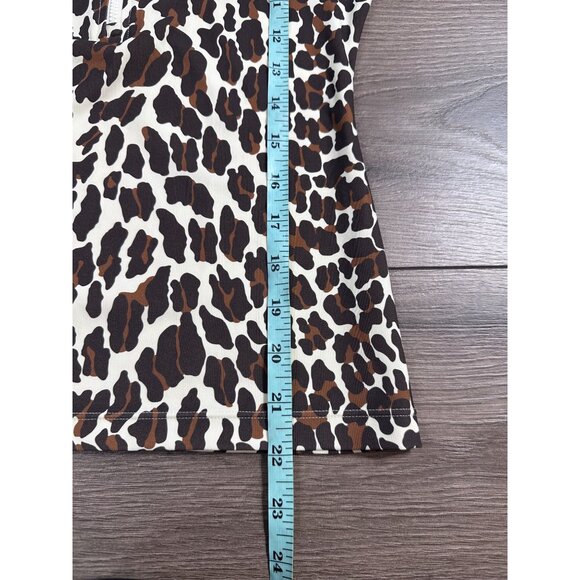 Tory Burch NWT Leopard Swim Rash Guard Long sleeve Top XS - Picture 6 of 8